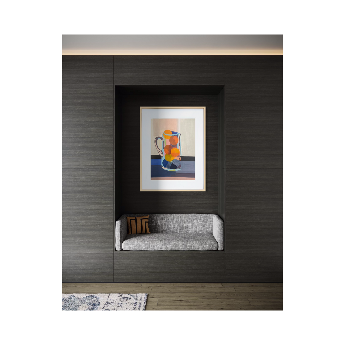 THE PITCHER WITH ORANGES