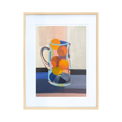 THE PITCHER WITH ORANGES